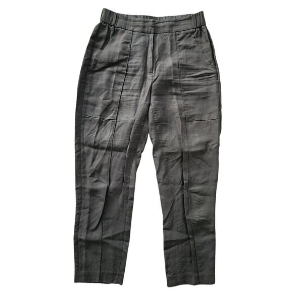 Kobi Halperin Linen Blend Pants Black S Beach Minimalist Designer Casual - Picture 1 of 8